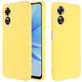 Mobigear Rubber Touch OPPO A17 Siliconen Hoesje Backcover - Geel