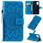 Mobigear Sunflower Samsung Galaxy S20 Plus Hoesje Bookcase Portemonnee - Blauw