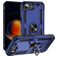 Mobigear Armor Ring iPhone 16e Hoesje Hardcase Backcover Shockproof met Ringhouder - Blauw