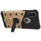 Mobigear Grip Stand iPhone XS Hoesje Hardcase Backcover Shockproof met Standaard - Goud