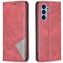 Mobigear Rhombus Slim Samsung Galaxy A54 Hoesje Bookcase - Rood