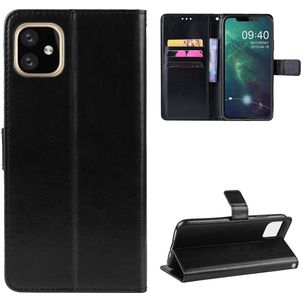 Mobigear Wallet iPhone 11 Hoesje Bookcase Portemonnee - Zwart
