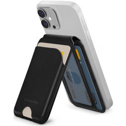 Mobilize Magnet Card Pasjeshouder - 5 Pasjes - MagSafe Compatible - Zwart