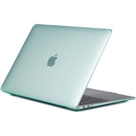 Mobigear Glossy MacBook Air 13 Inch (2018-2020) Hoes Hardshell Laptopcover MacBook Case - Groen - Model A1932 / A2179 / A2337