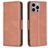Mobigear Excellent iPhone 15 Pro Max Hoesje Bookcase Portemonnee - Bruin