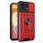 Mobigear Armor Ring Cam Slide Motorola Edge 40 Pro Hoesje Hardcase Backcover Shockproof met Ringhouder en Camera Slider - Rood