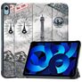 Mobigear Tri-Fold iPad 10 (2022) Hoes Bookcase - Eiffel Tower