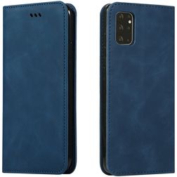 Mobigear Retro Slim Samsung Galaxy S20 Plus Hoesje Bookcase Portemonnee - Blauw