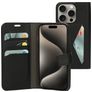 Mobiparts Classic Wallet iPhone 15 Pro Hoesje Bookcase Portemonnee - Zwart