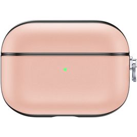 Valenta Snap Apple AirPods Pro 1 Hoesje Echt Leer - Roze