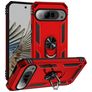 Mobigear Armor Ring Google Pixel 9 Pro XL Hoesje Hardcase Backcover Shockproof met Ringhouder - Rood