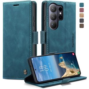 CaseMe 013 Samsung Galaxy S26 Ultra Hoesje Bookcase Portemonnee - Blauw