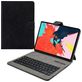 Mobilize iPad Pro 12.9 Inch (2018) Hoes QWERTY Bluetooth Toetsenbord Bookcase - Zwart