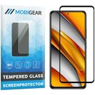Mobigear Premium POCO F3 Glazen Screenprotector - Case Friendly - Zwart