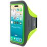 Mobiparts Comfort Fit Telefoonhouder Hardlopen iPhone 17 Pro Sport Hoesje Neopreen Sportarmband - Groen