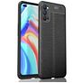 Mobigear Luxury OPPO Reno 4 Hoesje Flexibel TPU Backcover - Zwart