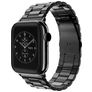 Mobigear Antwerp Stalen Apple Watch Bandje Vouwsluiting - 49/46/45/44 mm - Zwart