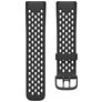 Mobigear Sport Plus Buckle Siliconen Fitbit Charge 5 Bandje Gespsluiting - Zwart