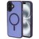Mobiparts Hardcover iPhone 16 Plus MagSafe Hoesje Hardcase Backcover - Satin Purple
