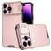 Mobigear Cam Slide iPhone 14 Pro Max Hoesje Hardcase Backcover met Camera Slider - Roségoud