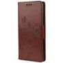 Mobigear Flowers Samsung Galaxy A33 Hoesje Bookcase Portemonnee - Bruin