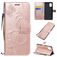 Mobigear Butterfly Samsung Galaxy A51 5G Hoesje Bookcase Portemonnee - Roségoud