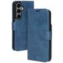 Mobiparts Classic Wallet Samsung Galaxy S24 Hoesje Bookcase Portemonnee - Steel Blue