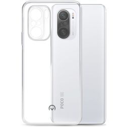Mobilize Gelly Doorzichtig POCO F3 Hoesje Flexibel TPU Backcover - Transparant