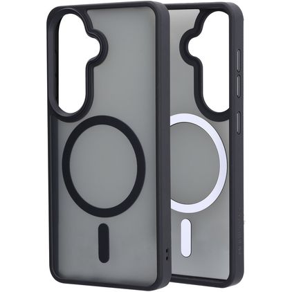 Mobiparts Hardcover Samsung Galaxy S26 MagSafe Hoesje Hardcase Backcover - Satin Black