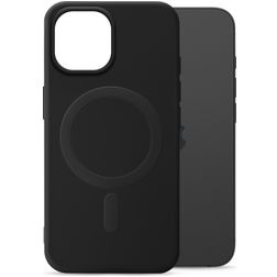 My Style Protective Flex iPhone 15 MagSafe Hoesje Flexibel TPU Backcover - Zwart