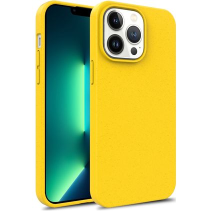 Mobigear Bio iPhone 15 Pro Hoesje Eco Friendly Backcover - Geel