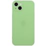 Mobigear Colors iPhone 15 Plus Hoesje Flexibel TPU Backcover - Groen