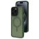 Mobiparts Hardcover iPhone 15 Pro Max MagSafe Hoesje Hardcase Backcover - Satin Green