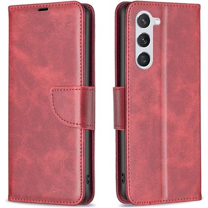 Mobigear Excellent Samsung Galaxy S25 Hoesje Bookcase Portemonnee - Rood