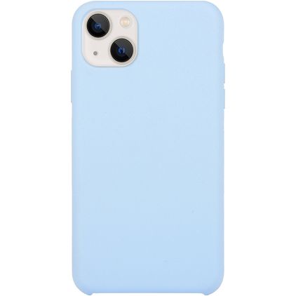 Mobigear Rubber Touch iPhone 15 Siliconen Hoesje Backcover - Blauw