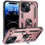 Mobigear Armor Ring iPhone 15 Hoesje Hardcase Backcover Shockproof met Ringhouder - Roségoud