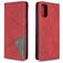Mobigear Rhombus Slim Samsung Galaxy A41 Hoesje Bookcase - Rood