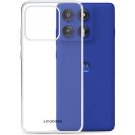 Mobilize Gelly Case Doorzichtig Motorola Edge 60 Pro Hoesje Flexibel TPU Backcover - Transparant