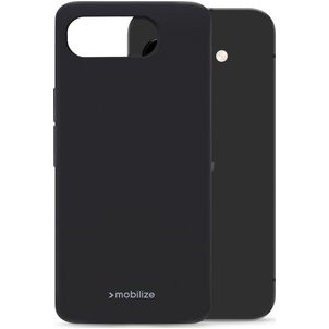 Mobilize Rubber Gelly Google Pixel 9a Hoesje Flexibel TPU Backcover - Zwart