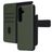 Mobiparts Samsung Galaxy S25 Hoesje Echt Leer Uitneembare 2in1 Bookcase Portemonnee - Groen