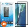 Mobigear Curved Samsung Galaxy Note 20 Glazen Screenprotector - Case Friendly - Zwart (3-Pack)