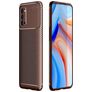 Mobigear Racing OPPO Reno 4 Hoesje Flexibel TPU Backcover - Bruin