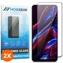 Mobigear Premium POCO X5 Glazen Screenprotector - Case Friendly - Zwart (2-Pack)