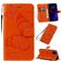 Mobigear Butterfly iPhone 11 Hoesje Bookcase Portemonnee - Oranje