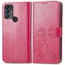 Mobigear Clover TCL 30 SE Hoesje Bookcase Portemonnee - Magenta