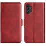 Mobigear Slim Magnet Samsung Galaxy M52 Hoesje Bookcase Portemonnee - Rood