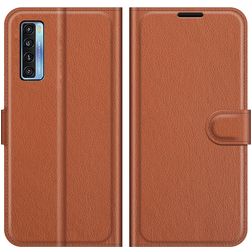 Mobigear Classic TCL 20L Hoesje Bookcase Portemonnee - Bruin