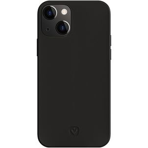 Valenta iPhone 14 Plus MagSafe Hoesje Echt Leer Backcover - Zwart
