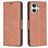 Mobigear Excellent iPhone 17 Hoesje Bookcase Portemonnee - Bruin