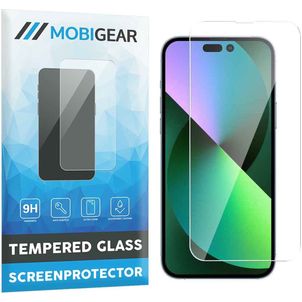 Mobigear iPhone 14 Glazen Screenprotector - Case Friendly
